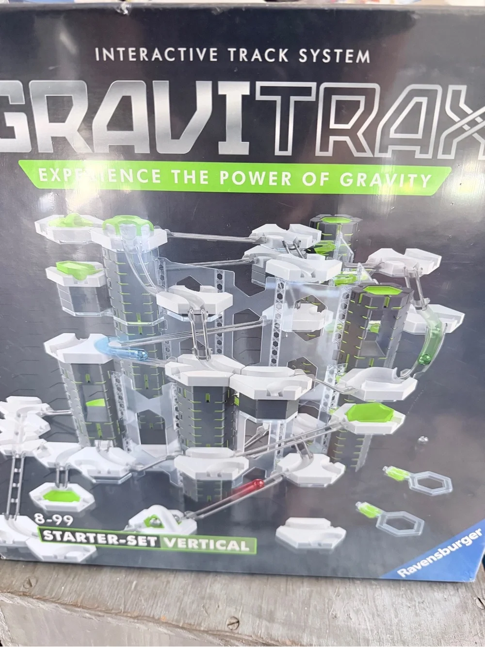 Ravensburger GRAVITRAX Pro Starter-Set Vertical - Green & Gray